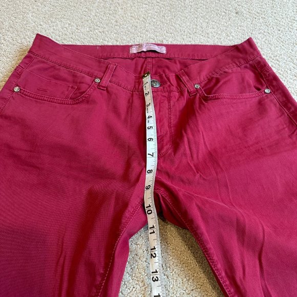 Holiday Brand Jeans Pants Red Straight Leg Preppy Classic Casual Friday Size 32 - Picture 5 of 9